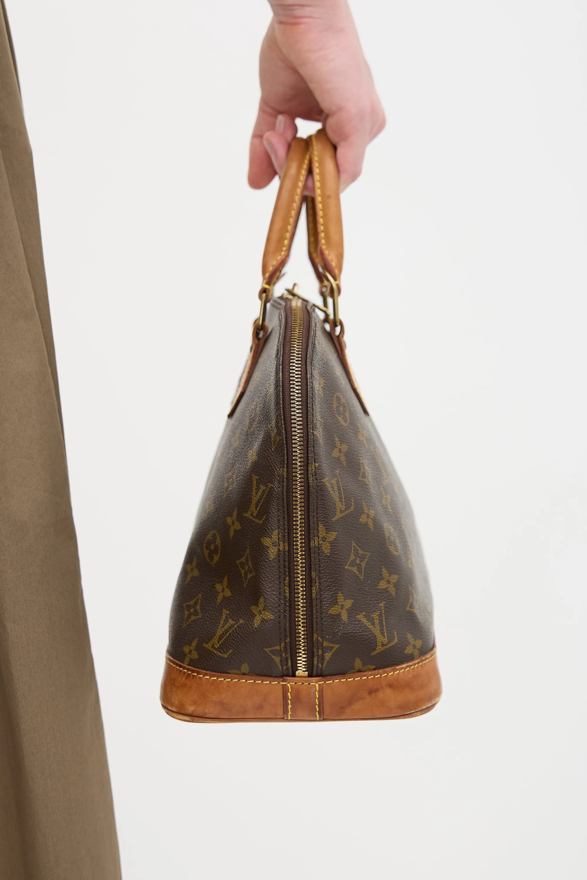 1996 Monogram Canvas Alma PM Bag