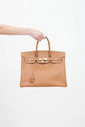 1998 Gold Birkin 35 Bag
