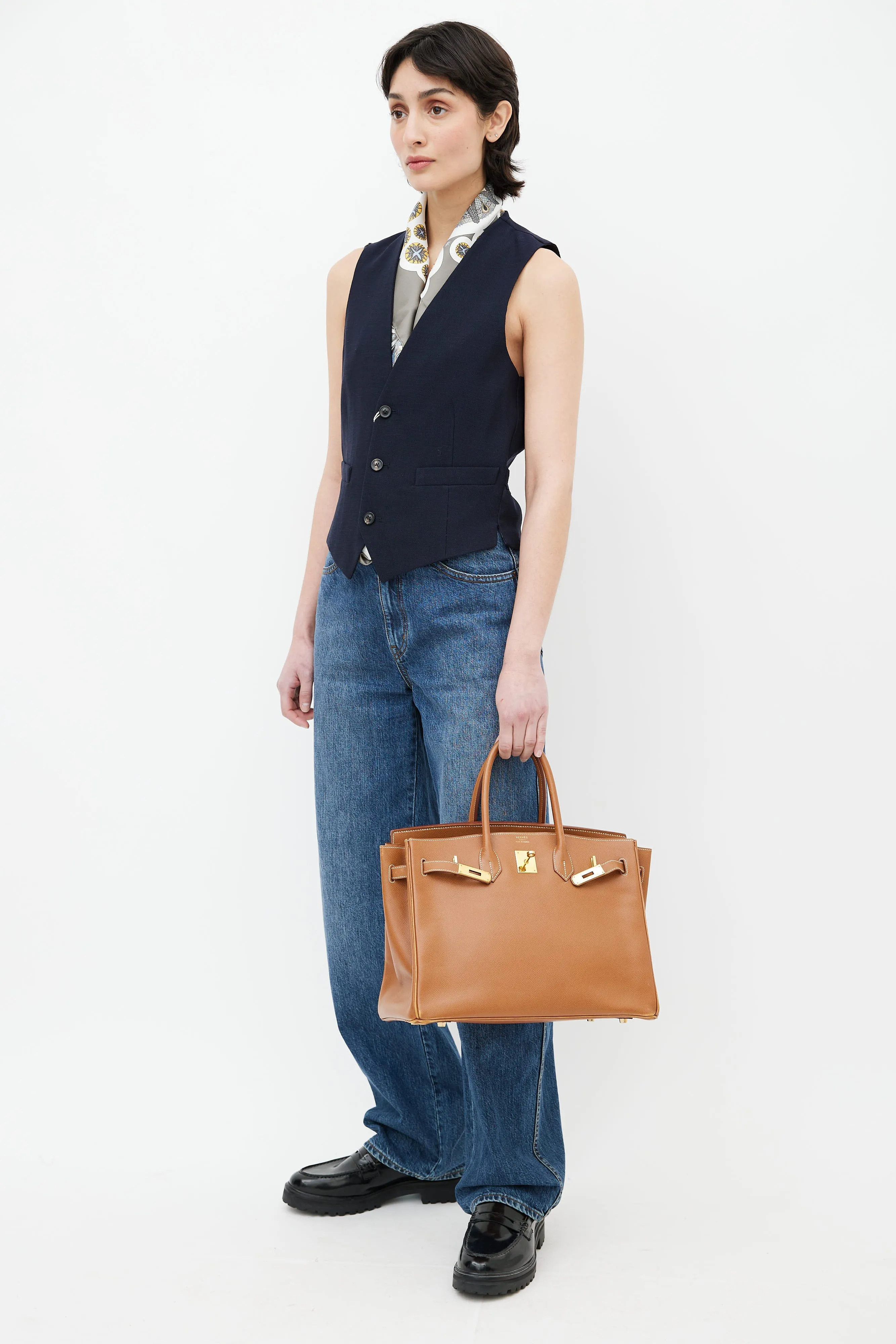 1998 Gold Birkin 35 Bag