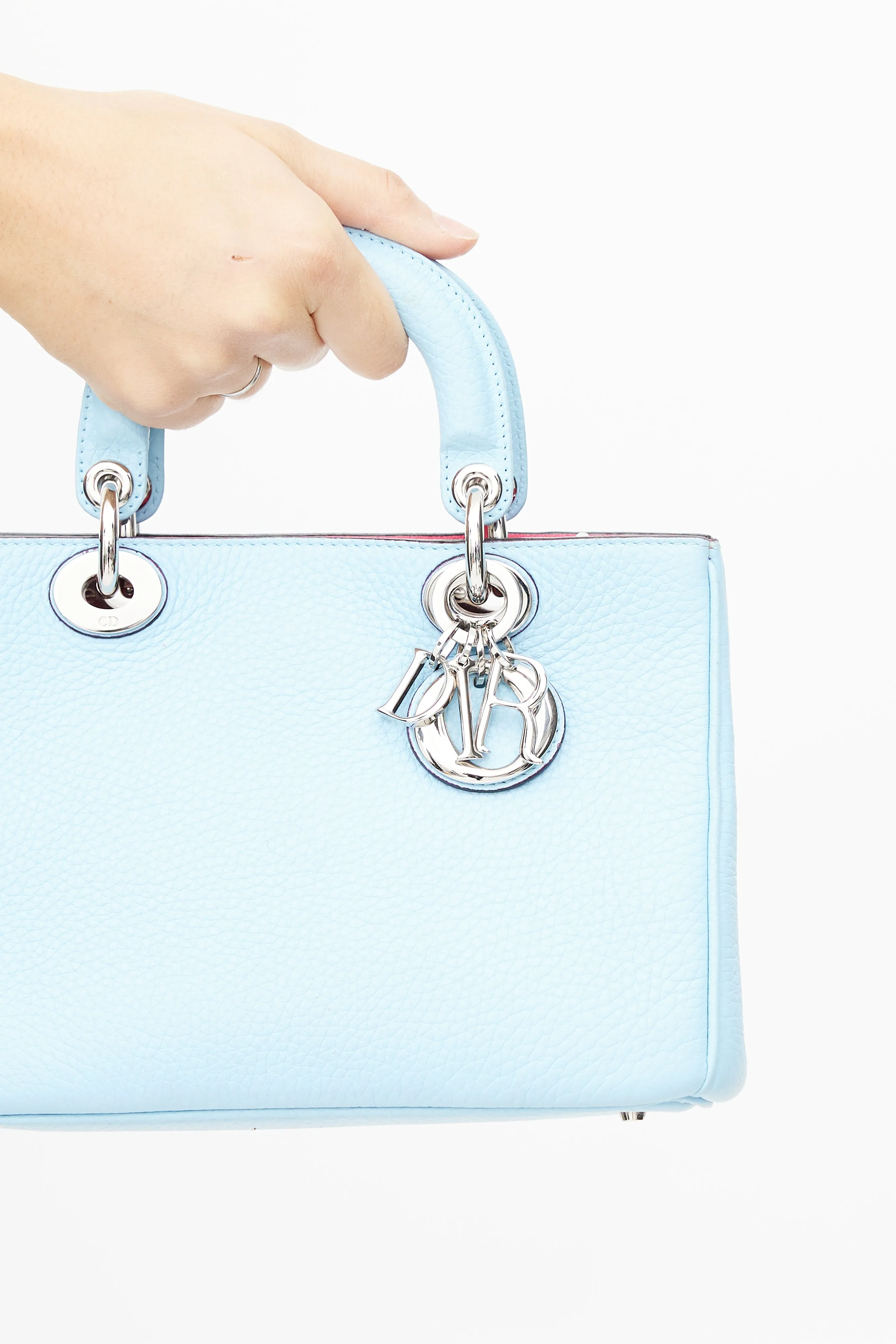 2013 Blue & Fuchsia Mini Diorissimo Bag