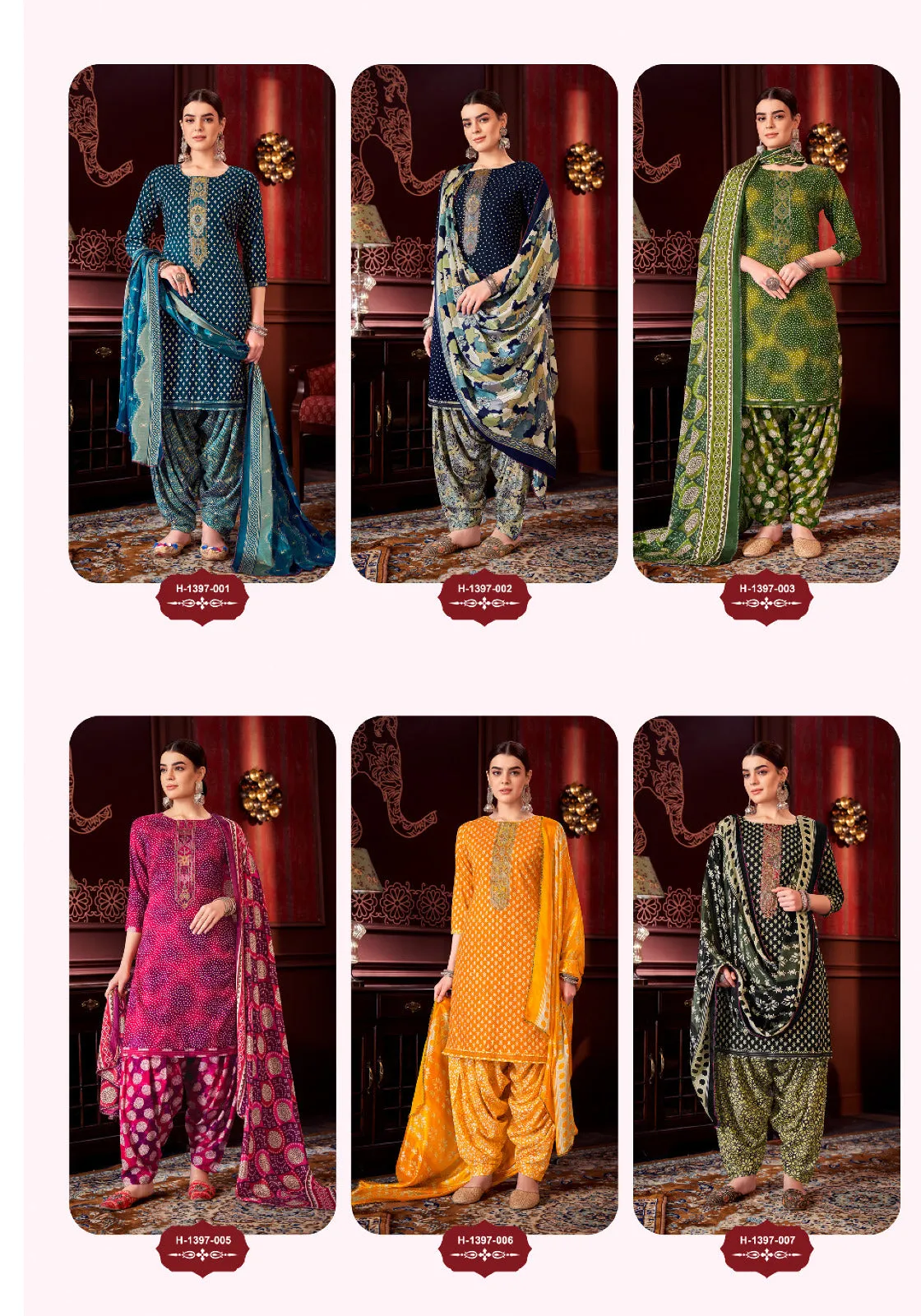 Alok Suit Nikhar E Gold Patiyala Punjabi Style Salwer Suit (699x08)
