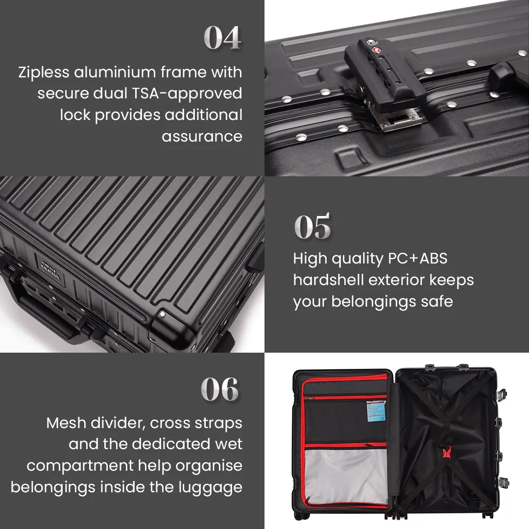 Aluminium Frame Luggage