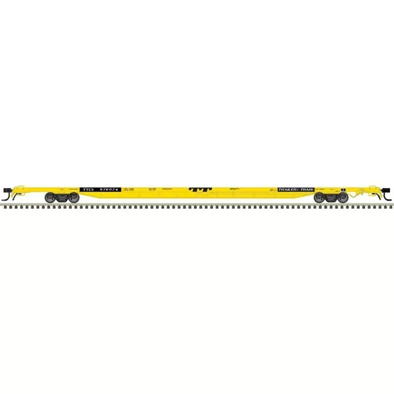 Atlas 50004439 N ACF 89' 4" Intermodal Flatcar Trailer-Train TTCX 976026