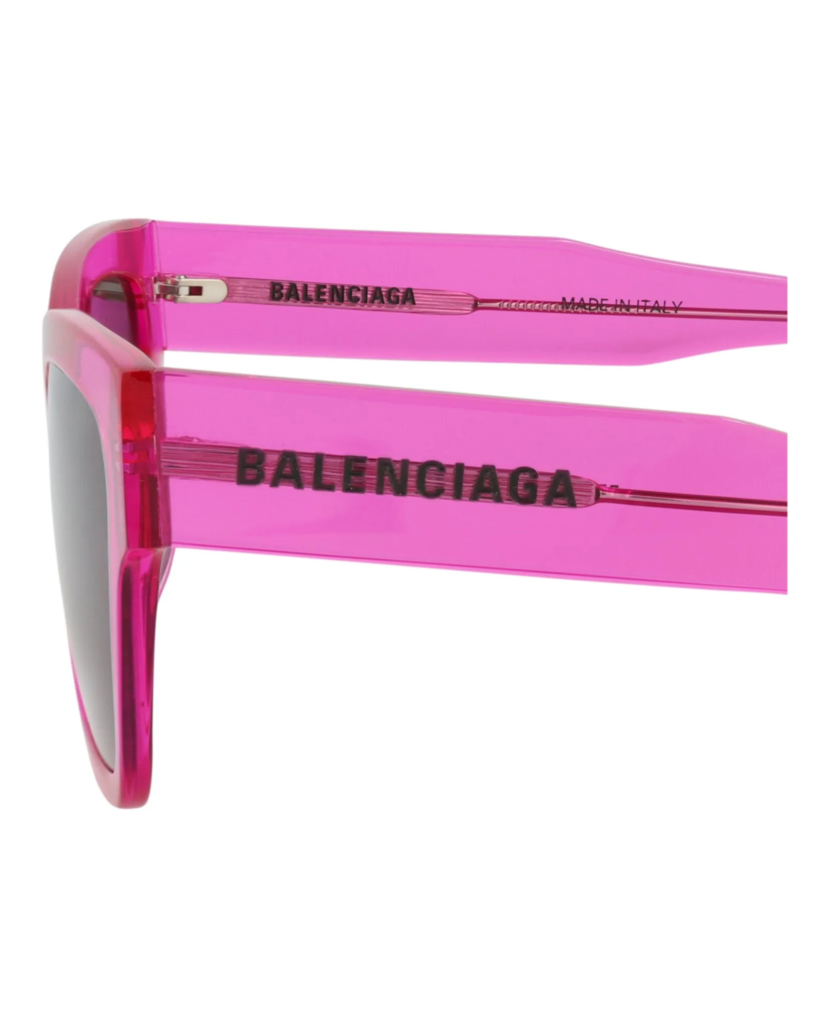 Balenciaga Womens Square/Rectangle Fuchsia Fuchsia Grey Fashion Designer Eyewear