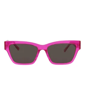 Balenciaga Womens Square/Rectangle Fuchsia Fuchsia Grey Fashion Designer Eyewear