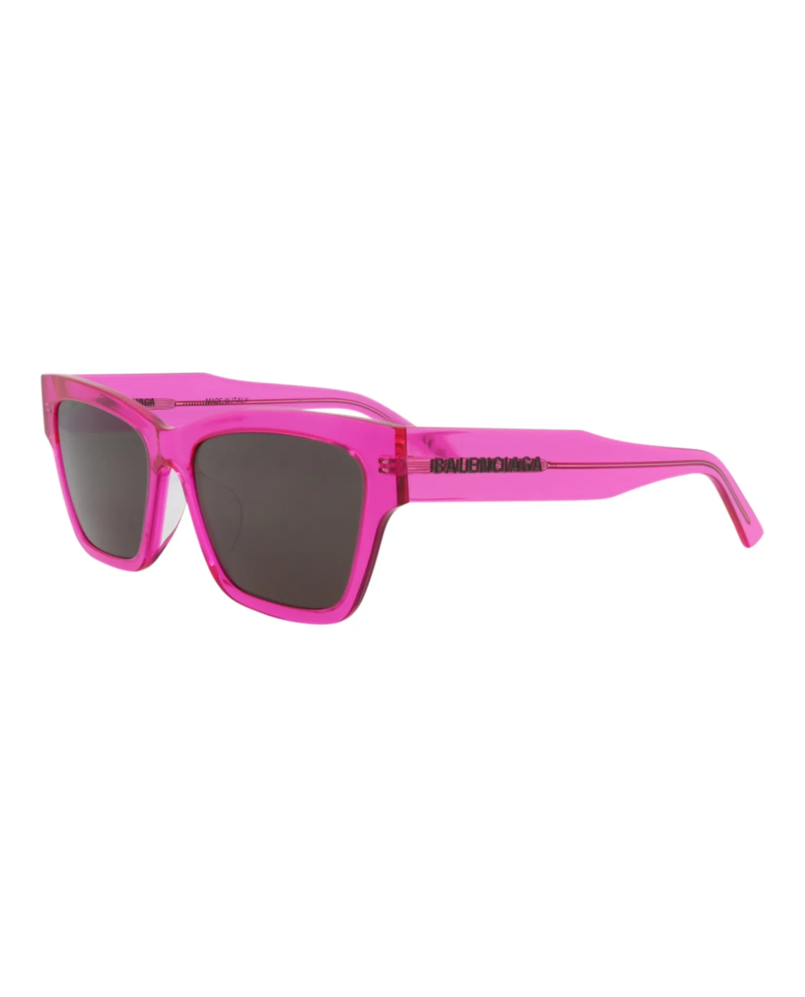 Balenciaga Womens Square/Rectangle Fuchsia Fuchsia Grey Fashion Designer Eyewear