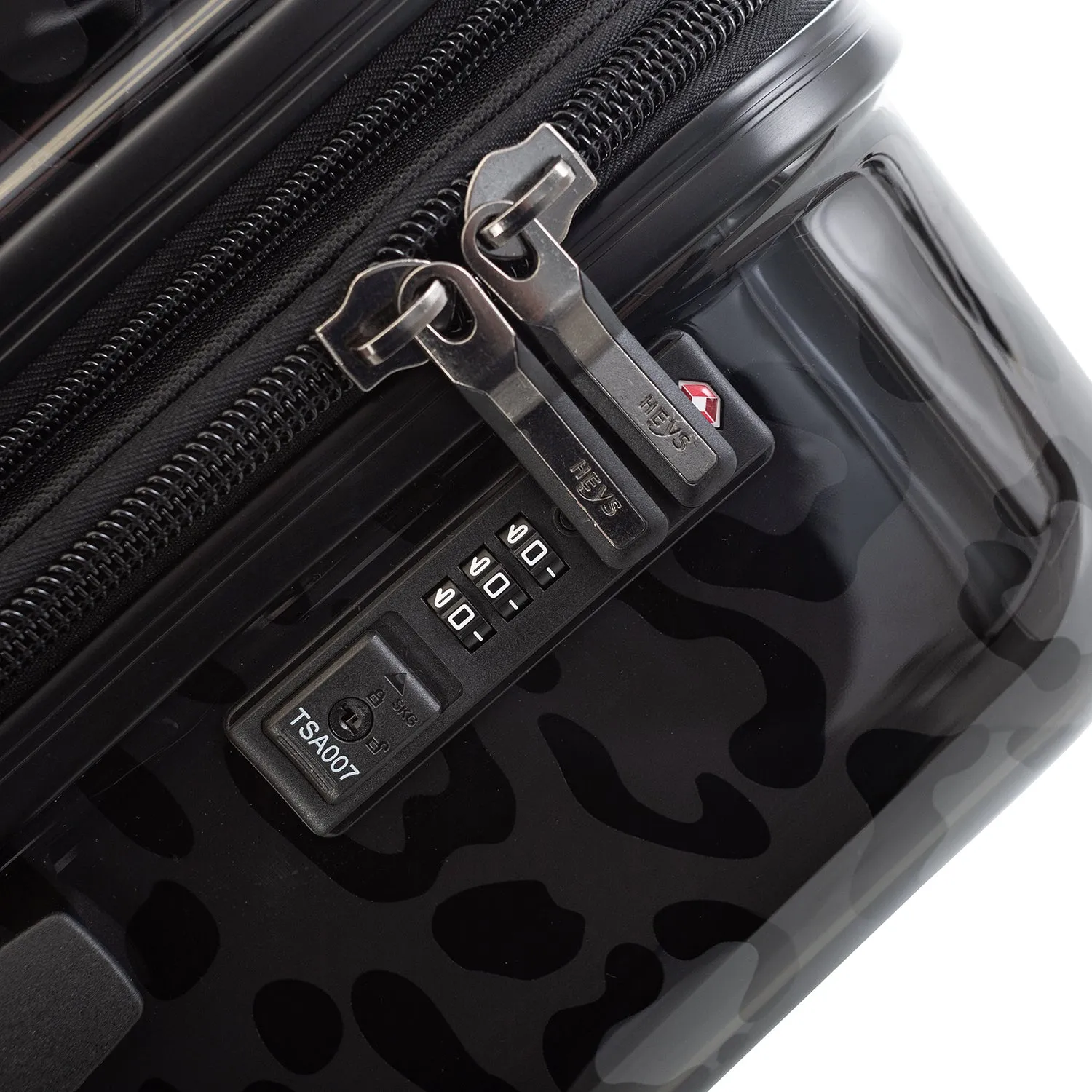 Black Leopard 21" Fashion Spinner® Carry-On Luggage