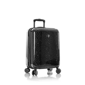 Black Leopard 21" Fashion Spinner® Carry-On Luggage