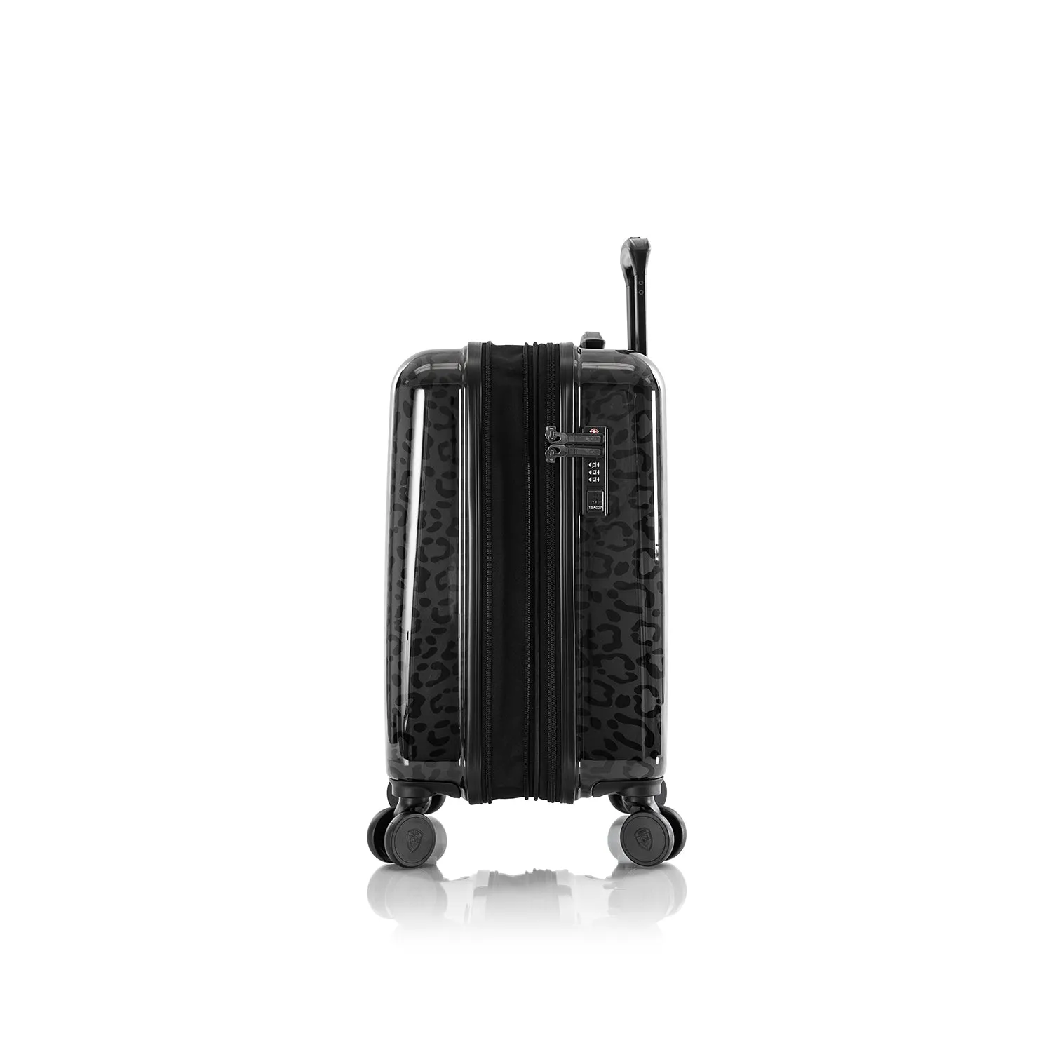 Black Leopard 21" Fashion Spinner® Carry-On Luggage