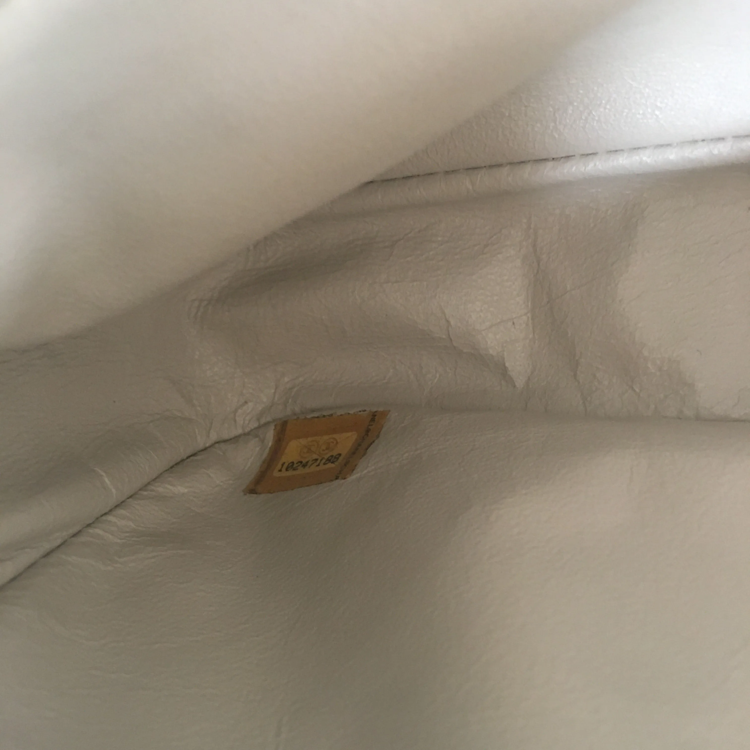 CHANEL Camera Shoulder Bag in Beige Leather