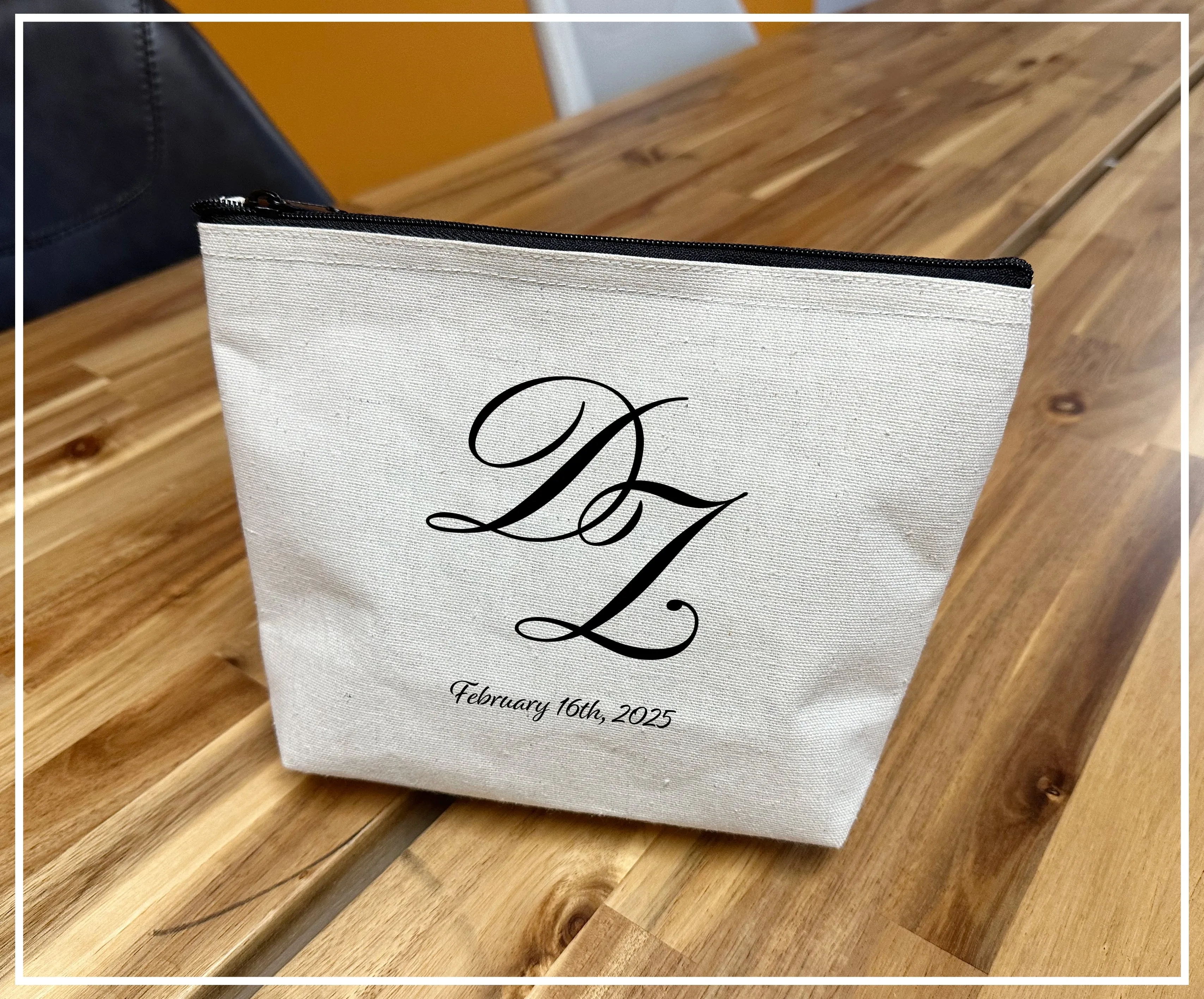 Custom Printed Cosmetic Pouch Bags Large Size