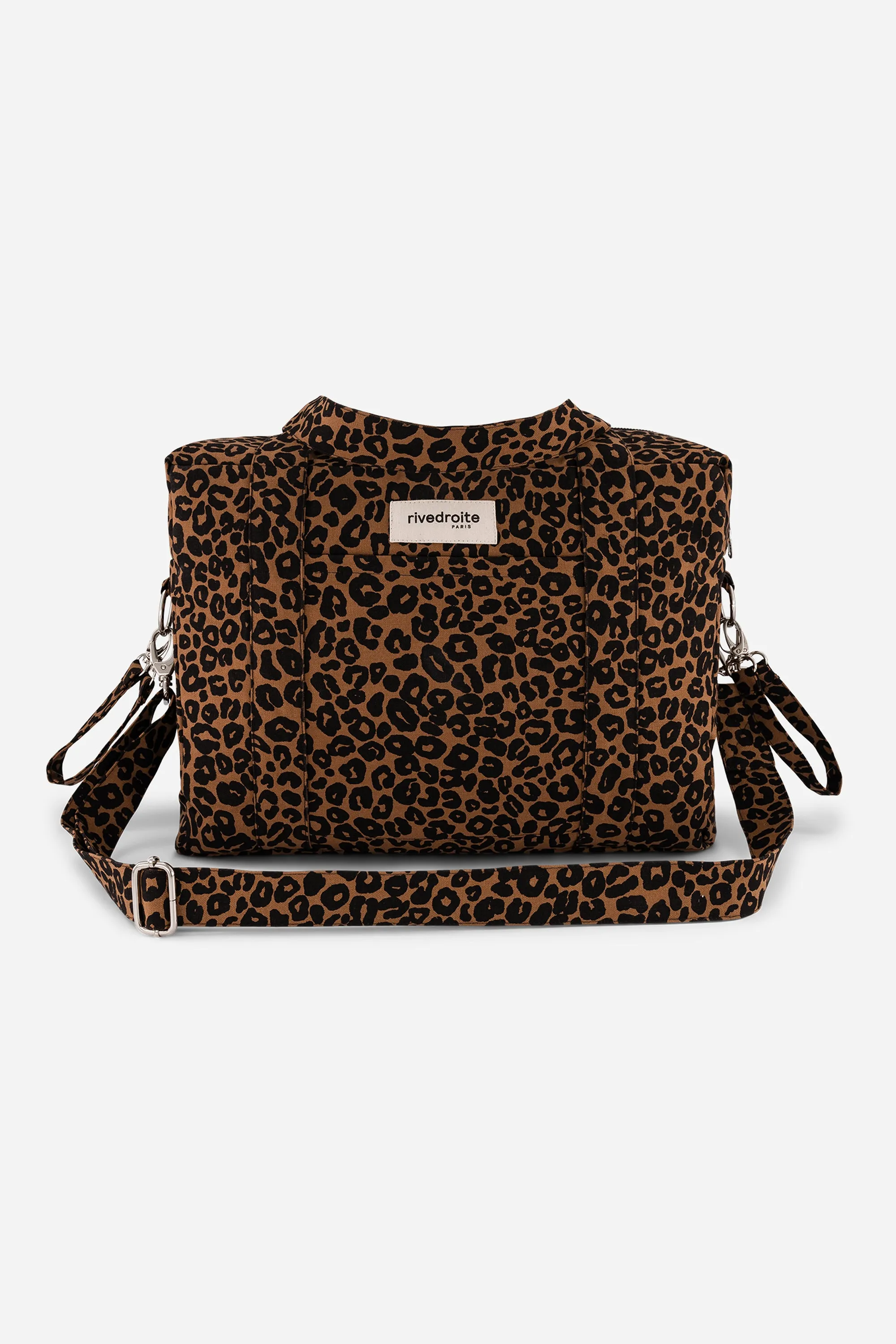 Darcy the anti diaper bag - Recycled cotton Leopard