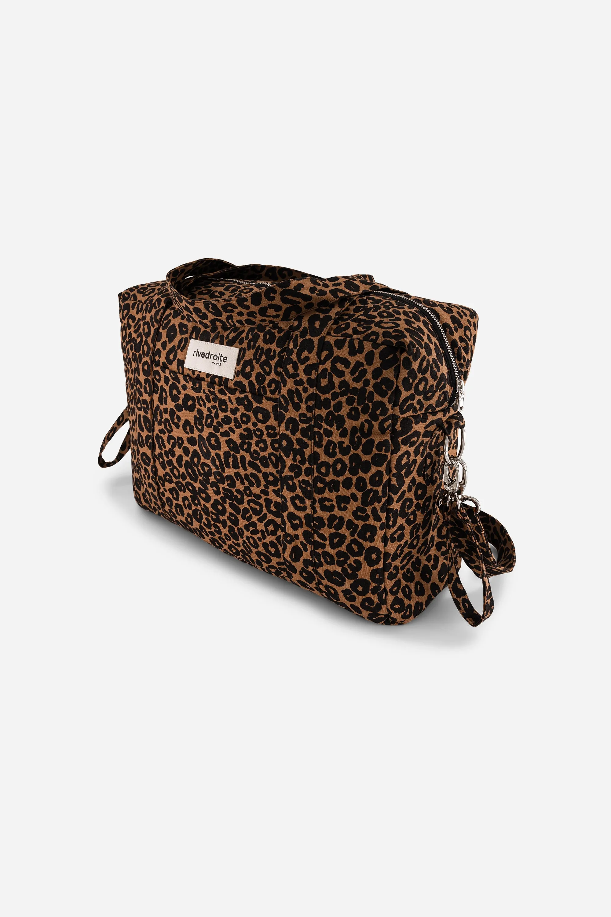 Darcy the anti diaper bag - Recycled cotton Leopard