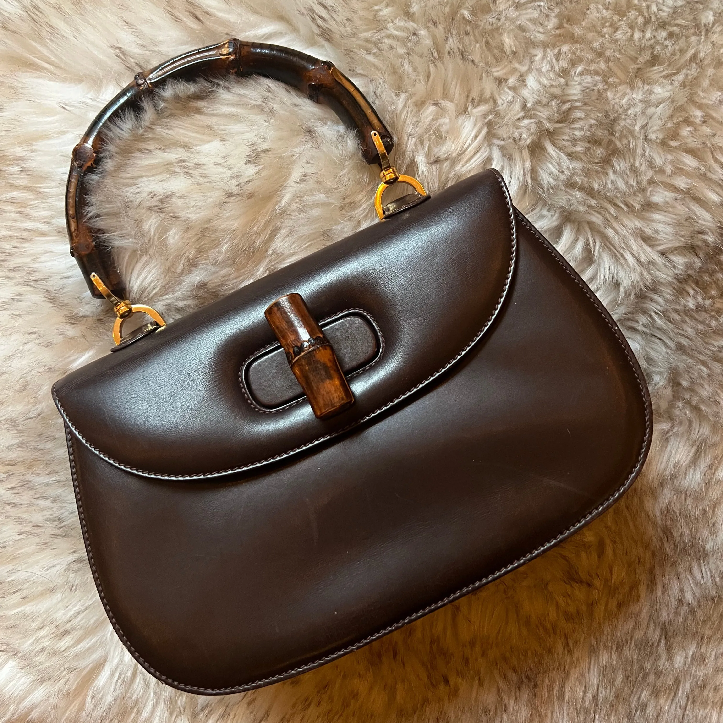 Gucci Vintage 0633 Bamboo Bag