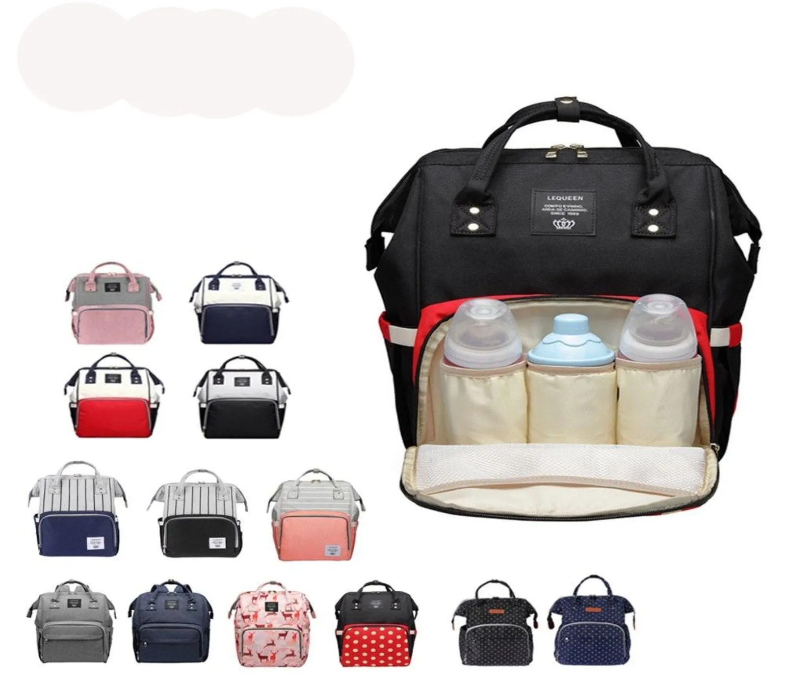 Maternity Nappy Diaper Bag Baby Travel Backpack Nursing Bag