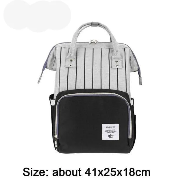 Maternity Nappy Diaper Bag Baby Travel Backpack Nursing Bag