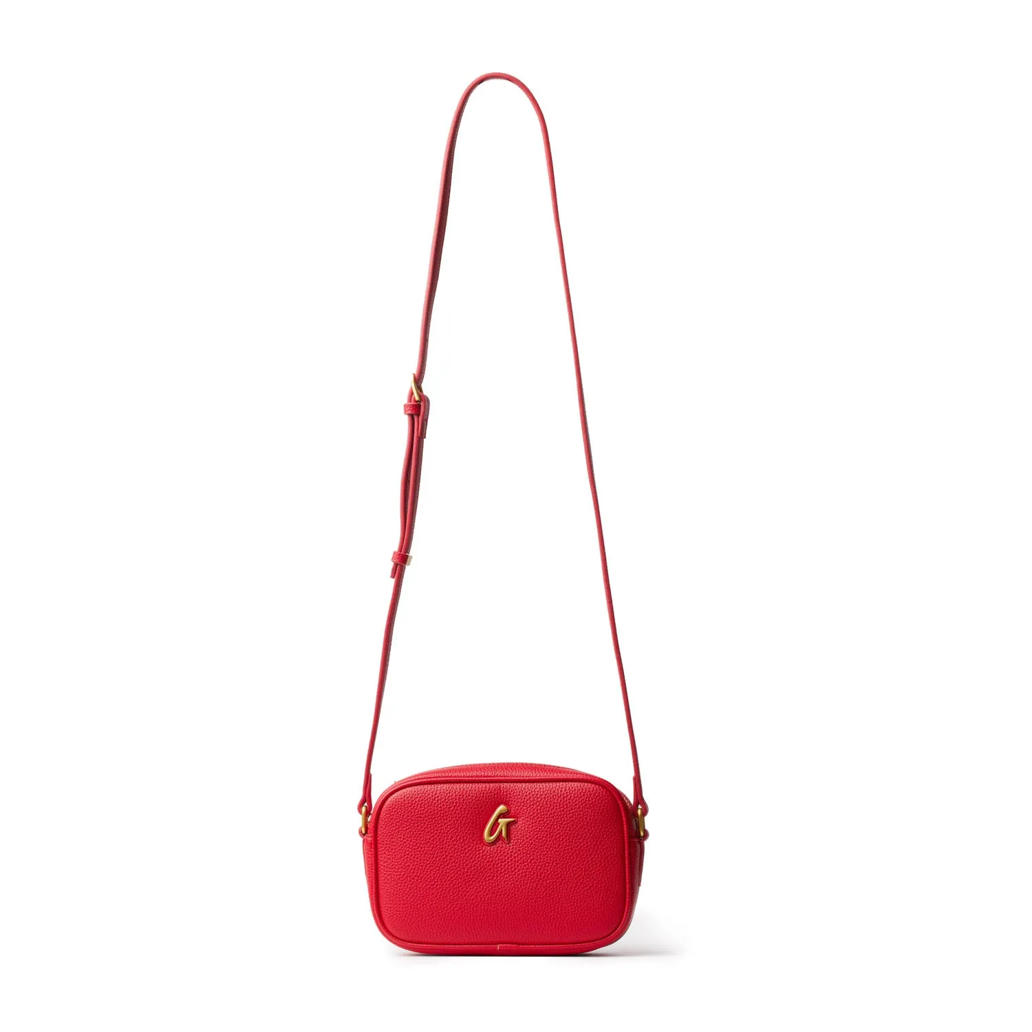 MINI PEBBLE CAMERA BAG - RED