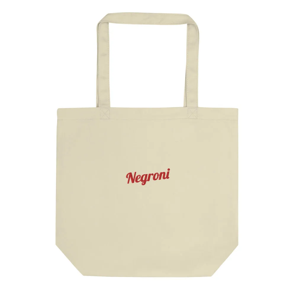 Negroni - Embroidered Eco Tote Bag