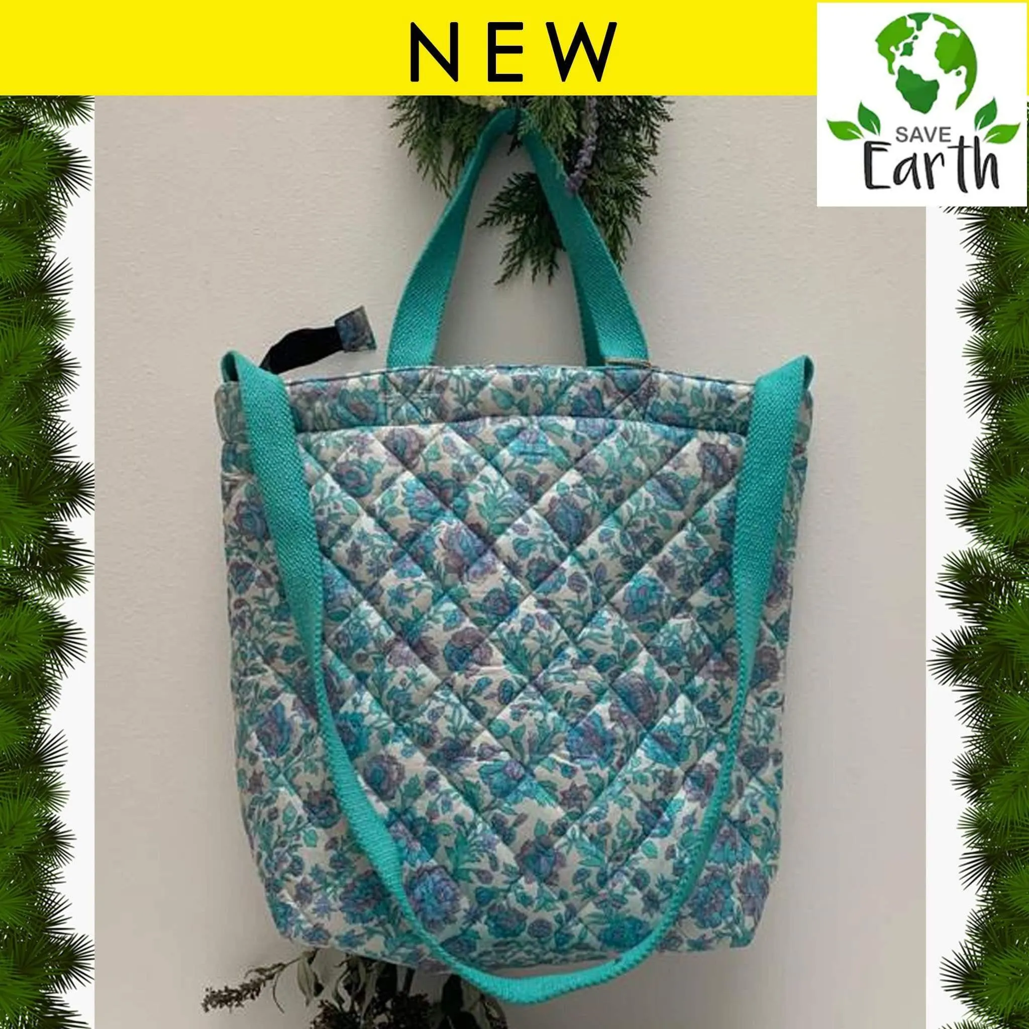 Recycled Silk Tote Bag (One-Off Print)