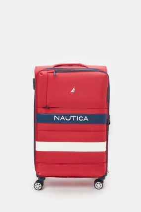 Red Nautica Soft Luggage Trolley (24 Inch)