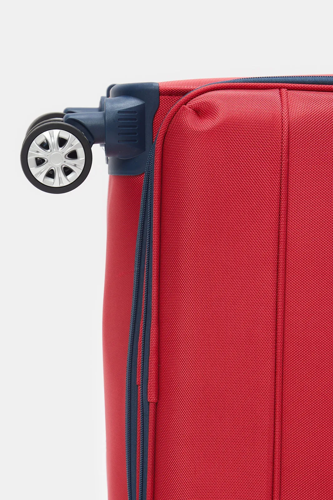 Red Nautica Soft Luggage Trolley (24 Inch)