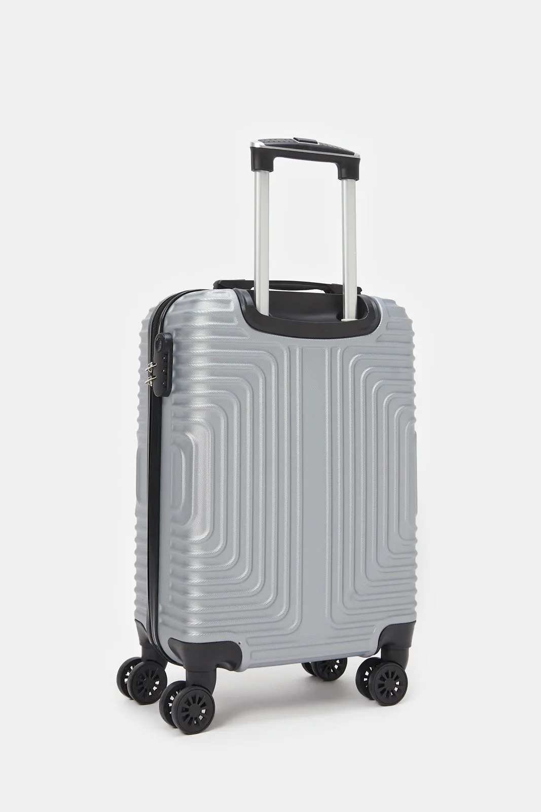 Silver Abs Trolley Luggage (20Inch)
