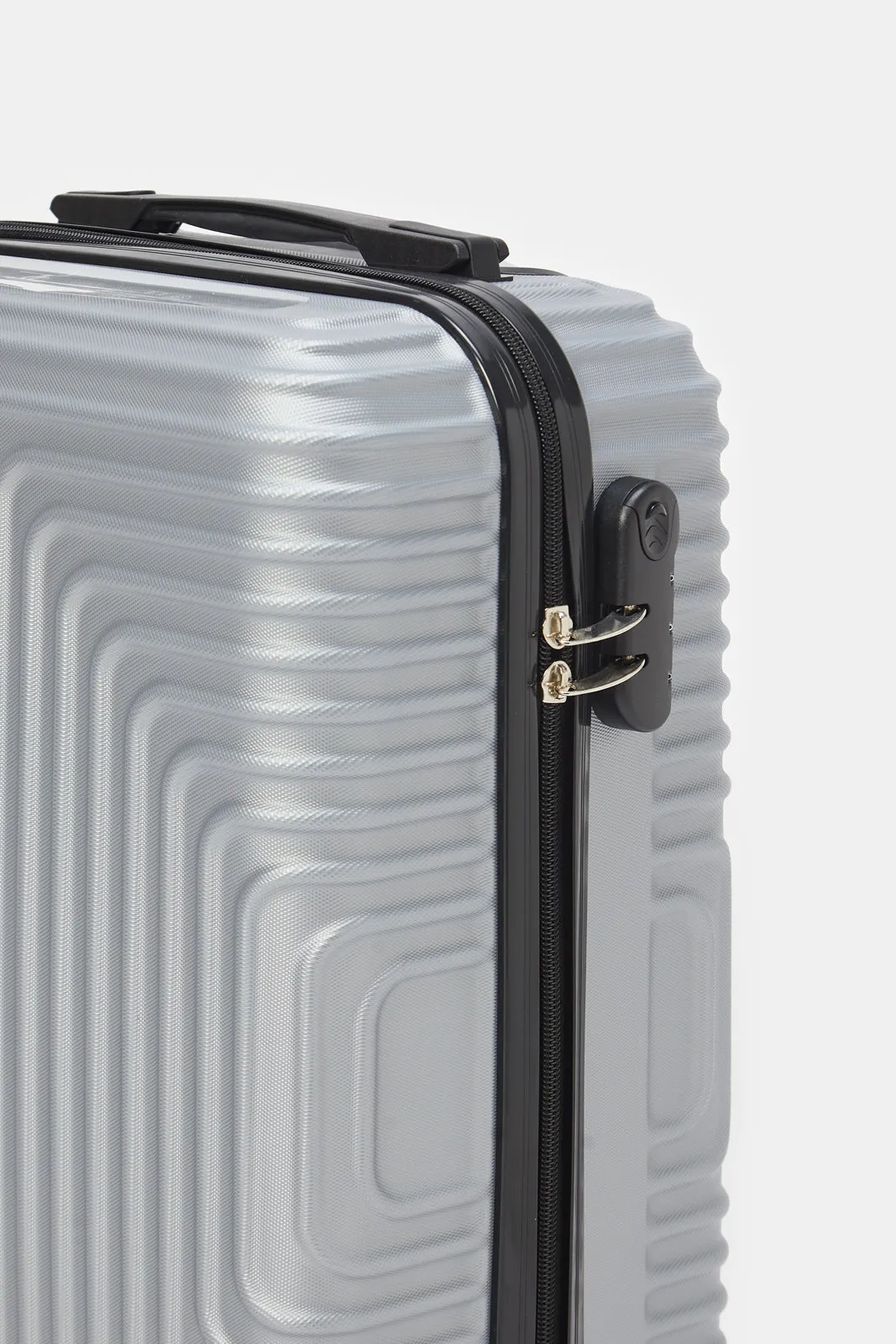 Silver Abs Trolley Luggage (20Inch)