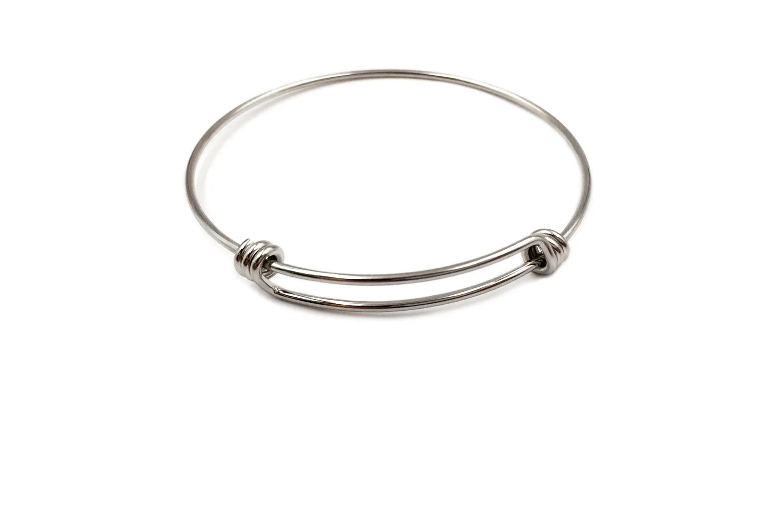 SSP1230 Expandable Bangle Bracelet Ready To Add Charms