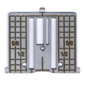Straight Stitch Needle Plate in Inches for D1, D2, QD2