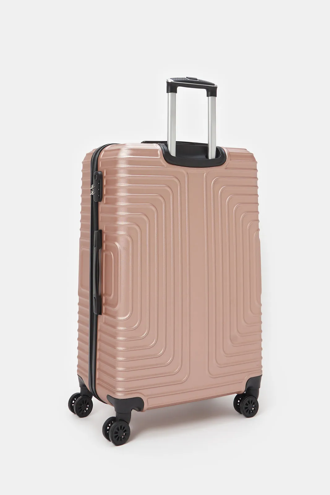 Taupe Abs Trolley Luggage (24Inch)