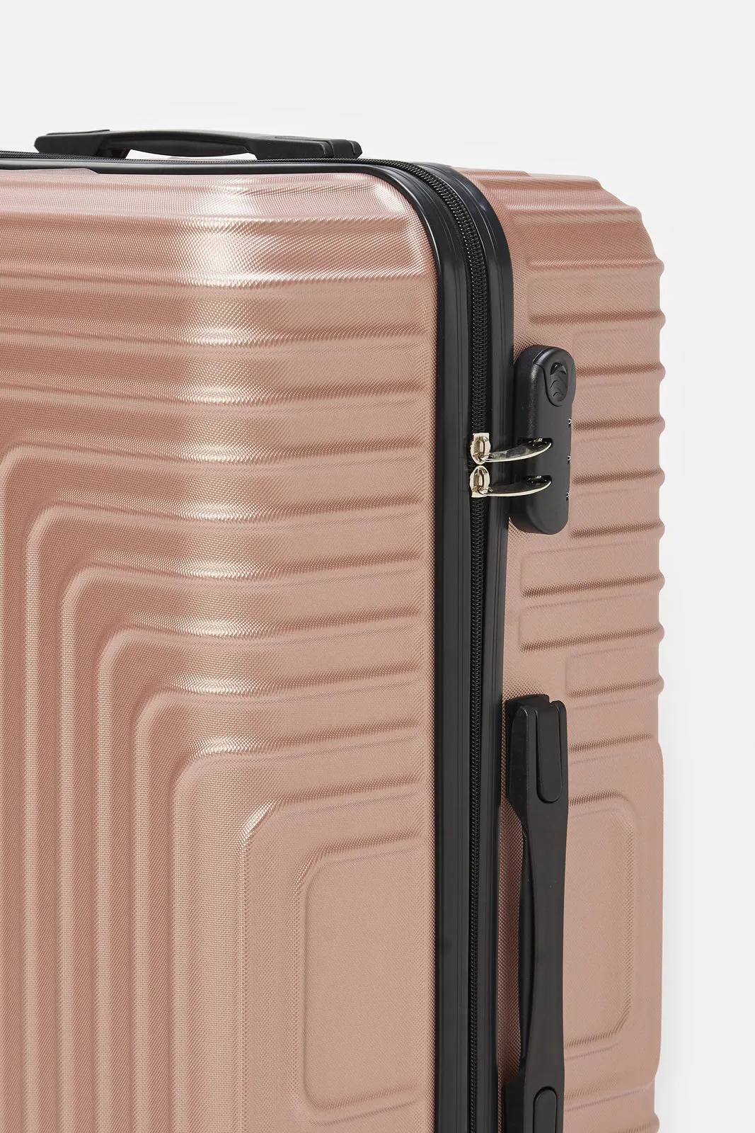 Taupe Abs Trolley Luggage (24Inch)