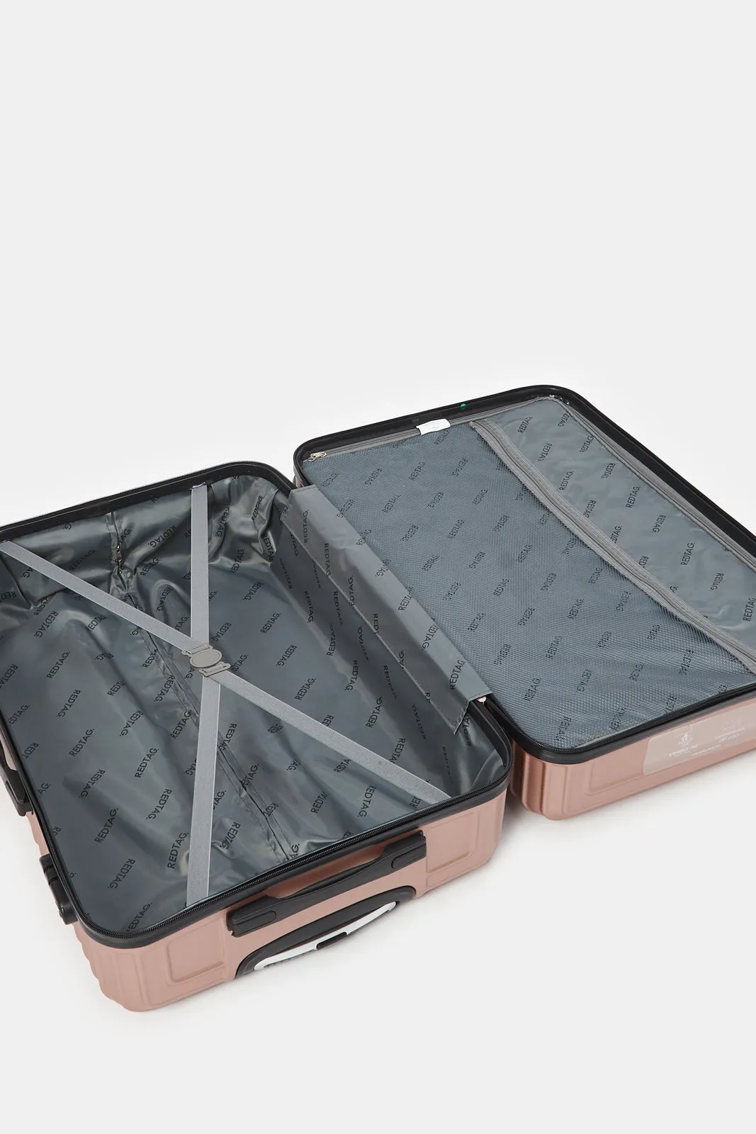 Taupe Abs Trolley Luggage (24Inch)